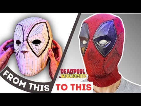 I Made A Deadpool Mask Out Of Cardboard (and Here’s How You Can Too!)