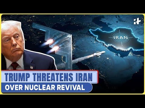 Trump Warns Iran Of New Strikes: Nuclear Program Revival & Hamas Disarmament Explained