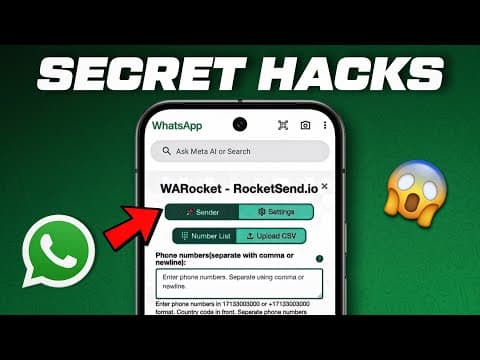 5 Secret Whatsapp Tips, Tricks And Hacks That You Didn't Know Existed 2026 I Rocketsend Review 🚀