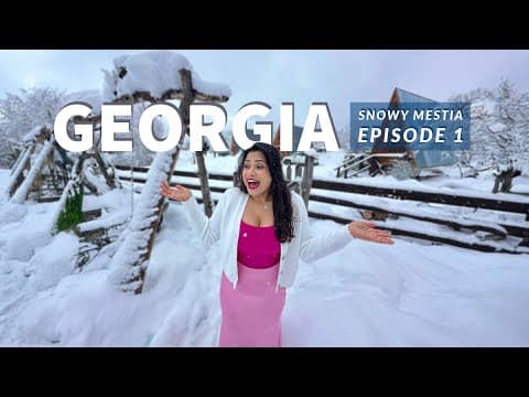 ❄️ European Country On A Budget 💵 How To Travel Cheap & Visa-free 🛂 Georgia Mestia Ep1