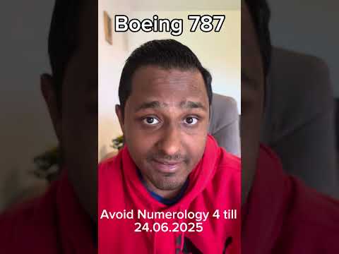 Dear Indians, Please Avoid Numerology 4 Till 24.06.25 (boeing 787) #pahalgam #airindia #numerology4