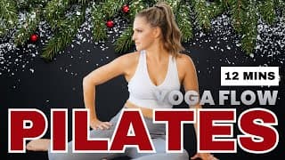 12-minute Pilates Yoga Flow | Full Body Strength + Stretch At Home (day 12)