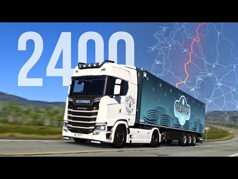 Ets2 - Longest Possible Delivery In Nordic Horizons Dlc (2400 Km)