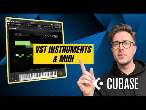 Record Midi & Use Vst Instruments – Made Simple | Your First Steps In Cubase