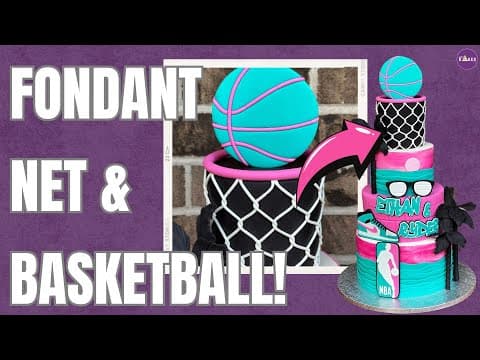 Realistic Basketball Net Cake!