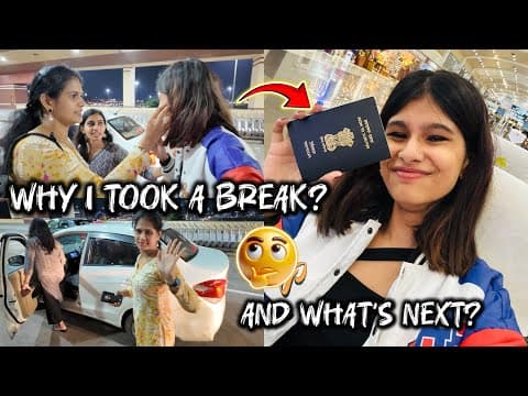 Why I Took A Small Break & Whats Next?👀🙌 | Solo Trip✈️ | Thejathangu😉