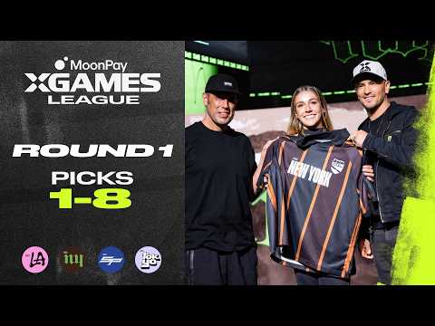 Round 1: Picks 1-8 | Moonpay X Games League Draft 2026