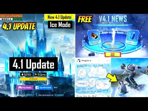Bgmi 4.1 Update New Mode Feature | 4.1 Update Release Date? | New Glacier Mode | 4.1 Update Download