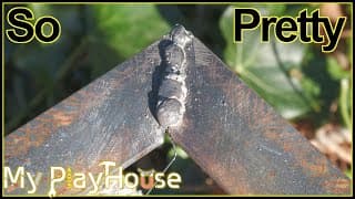 Welding On My Balcony, Mostly With An Angle Grinder - 1537