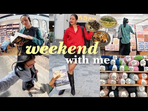 Weekend Vlog ✨ Solo Date Day, Girls Night, Trying Viral Colour Analysis + Styling Uniqlo Linen Ad