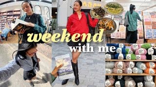 Weekend Vlog ✨ Solo Date Day, Girls Night, Trying Viral Colour Analysis + Styling Uniqlo Linen Ad