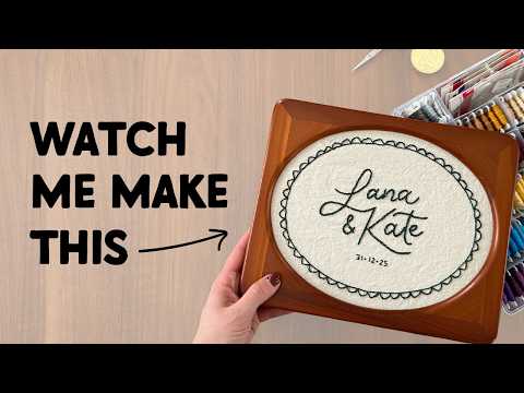 I Try Embroidery For The First Time!