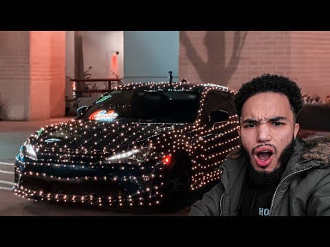 I wrapped my car with LED LIGHTS