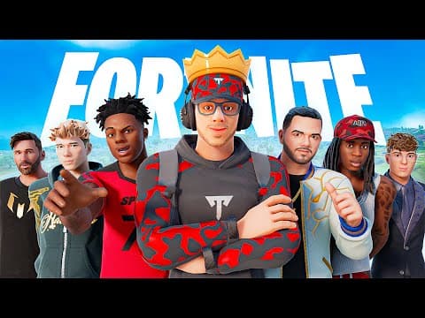 Winning With Every *new* Youtuber Fortnite Icon Skin!