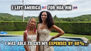 Mother And 10-year Old Leave Los Angeles 🇺🇸 For Hua Hin Thailand | Beautiful 4 Bed Villa Tour 🇹🇭