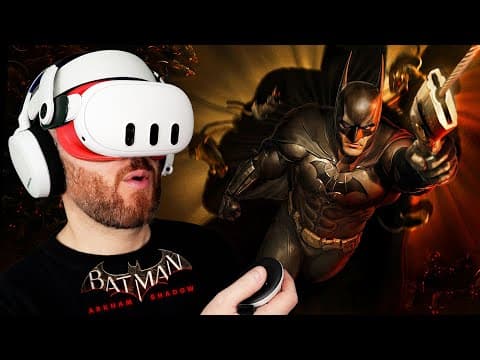 Batman: Arkham Shadow Vr Hands On First Impressions!