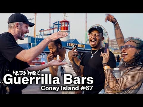 From 1 Person To A Concert | Harry Mack Guerrilla Bars 67 Coney Island