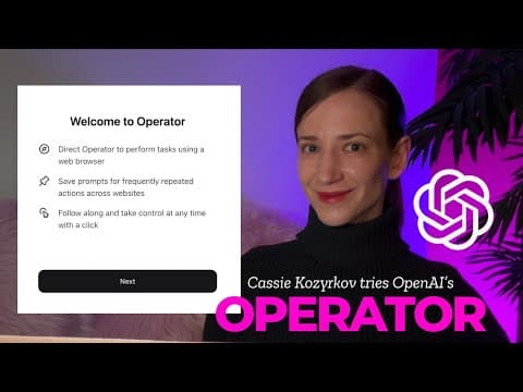 Full Unbiased Demo Of Operator (agent From Openai)