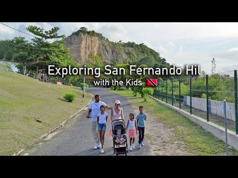 Our First Trip To San Fernando Hill With The Kids 🇹🇹✨ | Exploring Trinidad Together