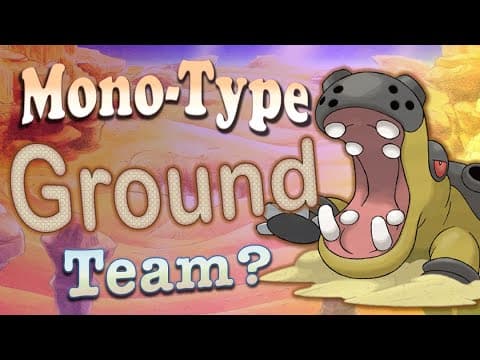 Which Pokémon Game Is Best For A Mono-type Ground Team?
