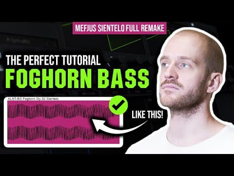 How To Make The Perfect Foghorn Bass In Serum (sientelo Remake)