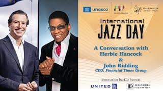 Culture Summit Abu Dhabi: A Conversation With Herbie Hancock & John Ridding, Ceo, Financial Times