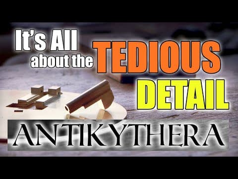 The Antikythera Mechanism Episode 12, Part 2 - Making The Lunar Phase Display "pipe" And "cheeks"