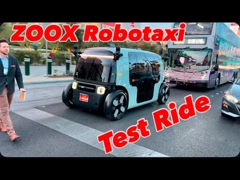 Zoox Autonomous Taxi Ride Review
