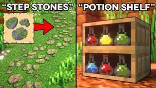 50+ New Build Hacks Using Transparent Minecraft Maps!