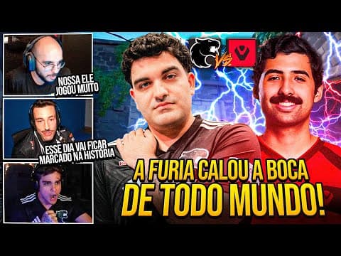 Os Streamers Ficaram Em Choque Com A Furia Destruindo A Sentinels Pelo Vct Américas!