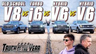 You May Not Like The Results...v8 Sierra V I6 Ram V V6 Tundra V Hybrid F-150 Drag Race & Top Speed!