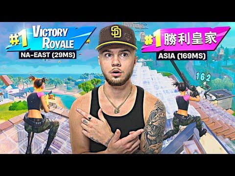 I Won A Ranked Reload Game In Every Fortnite Region...