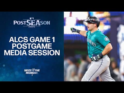 Mariners Alcs Game 1 Postgame News Conference