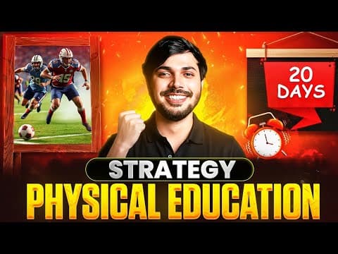 Physical Education 20 Days Strategy🤯 Class 12 Score 100/100 In Pe 🔥 Cbse Boards 2025-26