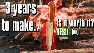This Knife Took 3 Years To Make??  Bark River aurora iii