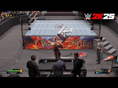 Wwe 2k25 Randy Orton Vs Cody Falls Full Match Gameplay (falls Count Anywhere Match)