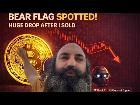 Bitcoin Huge Drop After I Sold, That’s How You Spot Bear Flags