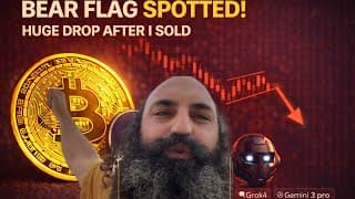 Bitcoin Huge Drop After I Sold, That’s How You Spot Bear Flags