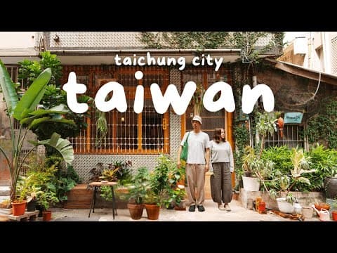 Taichung Taiwan Travel Guide 2025 🇹🇼 Best Places To Visit, Must-eat Street Food, Cafes | Taiwan Vlog