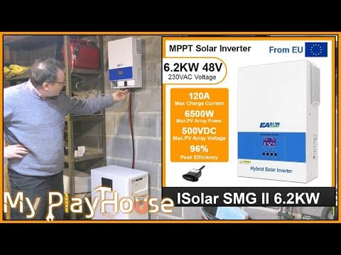 €240 - Easun 6.2kw Mppt 120a Inverter With Wifi - 1564