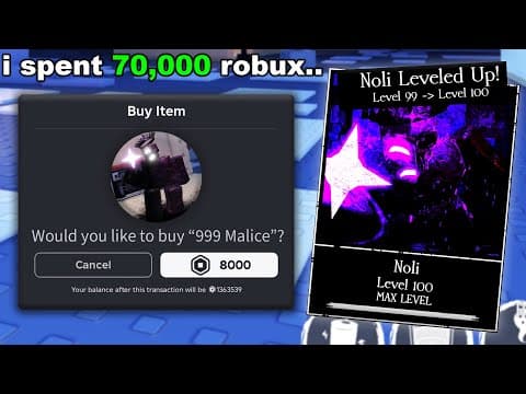I P2w Noli To Level 100 In Forsaken Roblox..