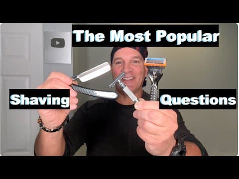 5 Of The Most Popular Shaving Questions #shaving #razors #straight #safety #cartridge #questions