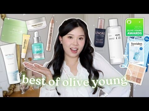 Best Of Olive Young 2025 💚 Trying The #1 K-beauty Best Sellers!!