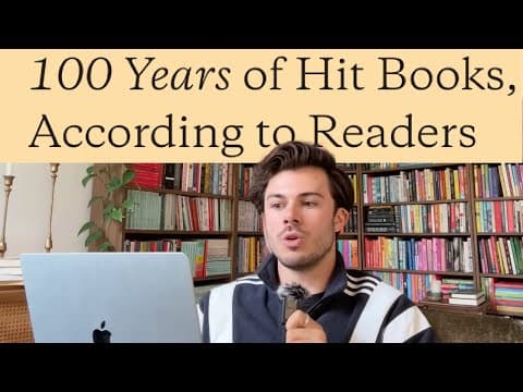 The Best Book Each Year From The Past 100 Years (according To Goodreads)