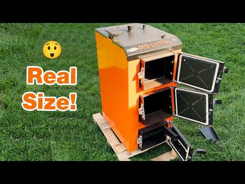 🔥 Unboxing & First Look | Bizon Praktik 15 Kw Long-burning Boiler