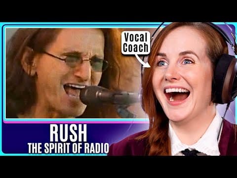 Geddy Lee & Rush Are Electrifying! | The Spirit Of Radio | Vocal Coach Analysis