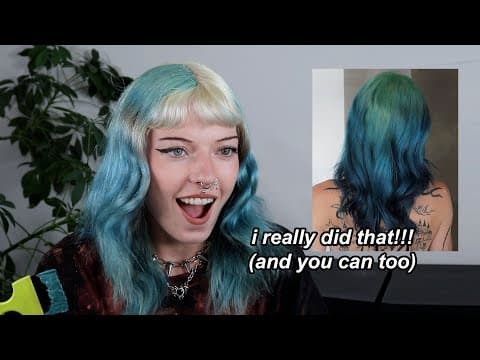 I Think I Just Dyed My Hair The Best Color Ever?? (& Gave Myself Tiny Baby Bangs)