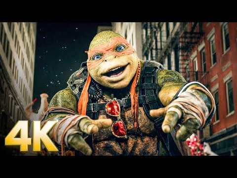 Mikey Goes Public At The Parade | Teenage Mutant Ninja Turtles: Out Of The Shadows | Clip ⚡ 4k