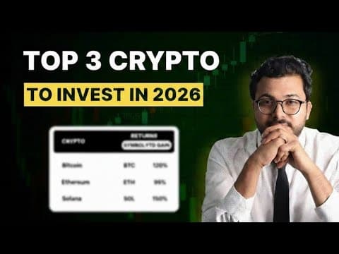 Top 3 Best Cryptos To Invest In 2026 | Crypto Currency Trading | Bitcoin Investing | Cryptocurrency