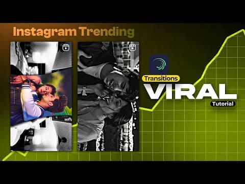 How To Make Instagram Viral Transitions In Alightmotion || Smooth Transitions In Alightmotion 🔥